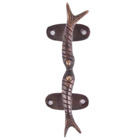 Brass Twin Fish Door Handle